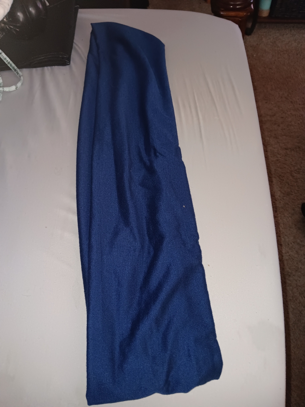 Womens Navy Blue Infinity Scarf